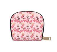 TZTTZT Summer Flamingo (1) Porte-cartes de crédit en cuir pour femme