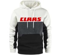 TZUFA Sweats À Capuche pour Hommes Et Femmes Cl_A.AS Impression Coton Couleur Bloc Vêtements De Sport Décontractés Sweat-Shirt en Polaire À Manches Longues Veste À Capuche Manteau Épais,XS,B