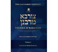 Tzurba M'Rabanan, Volume 5 - Yoreh De'ah: Bishul Akum, Tevilat Keilim, Yayin Nesech: The Lax Family Edition, The Lax Family Volume