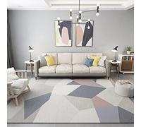 Tzvpsu Decoration Maison Interieur Motif géométrique Gris Kaki Rose Chambre ado Garcon Deco bébé Fille 80x160cm