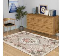 Tzvpsu Decoration Maison Interieur Rose Marron Beau Motif Floral Tapis Moderne Bebe Chambre Objet Salon 200x350cm