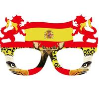 TZXKJDLMN Lot de 4 lunettes de football avec drapeau national de la Coupe du monde - Pour fans et pom-pom girls