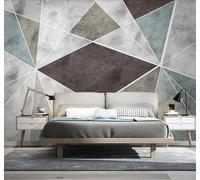 Tzxztt Abstrait Créatif Art Lignes Géométrie Papier Peint 3D Moderne Soie Texturée Haut De Gamme Idéal Pour Le Salon Et La Chambre à Coucher-350cm×256cm