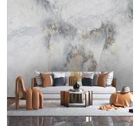 Tzxztt Art Abstrait Créatif Minimaliste Effet Marbré Papier Peint 3E Moderne Soie Texturée Haut De Gamme IdéAl Pour Le Salon Et La Chambre à Coucher-250cm×170cm