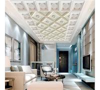 Tzxztt Bas Relief Blanc Plâtre Géométrique Art Papier Peint 3d Moderne Soie Texturée Haut De Gamme IdéAl Pour Le Salon Et La Chambre à Coucher-300cm×210cm