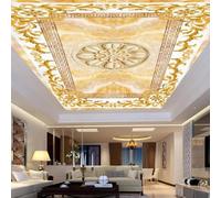 Tzxztt Créatif Doré Motif Effet Marbré Art Papier Peint 3E Moderne Soie Texturée Haut De Gamme IdéAl Pour Le Salon Et La Chambre à Coucher-150cm×105cm