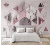 Tzxztt Créatif Tridimensionnel Géométrique Effet Marbré Art Papier Peint 3E Moderne Soie Texturée Haut De Gamme IdéAl Pour Le Salon Et La Chambre à Coucher-350cm×256cm