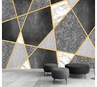 Tzxztt Créativité Art Géométrie Vannerie Textures Papier Peint 3D Moderne Soie Texturée Haut De Gamme Idéal Pour Le Salon Et La Chambre à Coucher-250cm×170cm