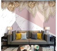 Tzxztt Fraîcheur Géométrie Espace Imitation Marbre Texture Papier Peint 3D Moderne Soie Texturée Haut De Gamme Idéal Pour Le Salon Et La Chambre à Coucher-430cm×300cm