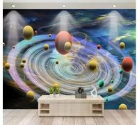 Tzxztt Frais Élégant Coloré Tendance Univers Papier Peint 3D Moderne Soie Texturée Haut De Gamme Idéal Pour Le Salon Et La Chambre à Coucher-200cm×140cm