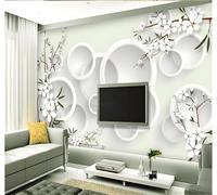 Tzxztt Frais Esthétique Élégant Fleurs Branches Boules Papier Peint 3D Moderne Soie Texturée Haut De Gamme Idéal Pour Le Salon Et La Chambre à Coucher-400cm×280cm
