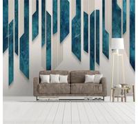 Tzxztt Simplicité Originalité Géométrie Art Abstraction Papier Peint 3D Moderne Soie Texturée Haut De Gamme Idéal Pour Le Salon Et La Chambre à Coucher-400cm×280cm