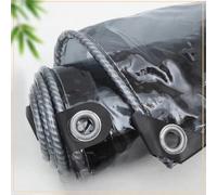 TZYYAO Bâche Transparente Imperméable,Bâche en PVC Transparente Résistante avec Oeillets,Bâche De Séparation De Pluie en Plastique Extérieur pour Pergola,Patio,Personnalisable,LxH-3.8x2.5m/12.5x8.2ft