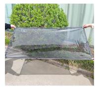 TZYYAO Panneaux Latéraux en Bâche Transparente De Pergola Extérieure,Bâches en Plastique Noir Clair De 0,35mm,100% Bâche en PVC Imperméable à l'eau,Bâche Pliable Anti-Pluie