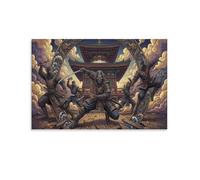 TZZKLAMNYO Assemblée de ninjas Tableau Sur Toile Sans Cadre Modern HD Art Mural Design Affiche Décoration D'intérieur Pour Salon, Chambre, Cadeau 08x12inch(20x30cm)