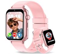 Tzzulsx Montre Connectée Enfant GPS, 4G Montre GPS Enfant Tracker avec Appels Vidéo, SOS, Mode Classe, Réveil, IP68 Étanche Montre Telephone avec SIM Noël Cadeaux 3-14 Ans