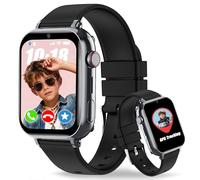 Tzzulsx Montre Connectée Enfant GPS, 4G Montre GPS Enfant Tracker avec Appels Vidéo, SOS, Mode Classe, Réveil, IP68 Étanche Montre Telephone avec SIM Noël Cadeaux 3-14 Ans