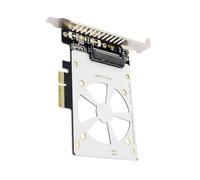U.2 Expansion Card, Pcie 4.0 Interface Adapter, High-Speed Drive Connector, 12x12x3cm, Stable Data Transfer, Performance Upgrade Module, Tech Enthusiasts Use Efficient Storage Expansion