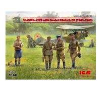 U-2/po-2vs With Soviet Pilots & Gp (1943 -1945) Limited- 1:48e - Icm G