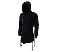 U/A Veste ample à capuche Assassin's Creed pour homme, Noir , XL