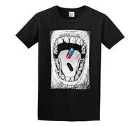 U-BASIC Akira Pill Red Blue Psychopath Matrix Manga Psychonaut T-Shirt Black 3XL