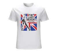 U-BASIC The Last Resort T Shirt - Skinheadoipunk T-Shirt White 3XL