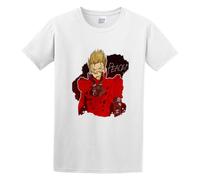 U-BASIC VASH The Stampede Painting Tight Jacket Long Sleeves Regular T-Shirt White S