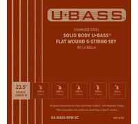 U•BASS® Jeu de 5 cordes en acier inoxydable massif