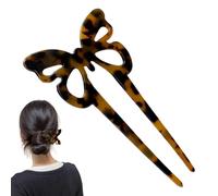 U-Beach Clip - Accessoire de coiffure vintage et chignon | Acétate, baguettes chignon, fourchette à cheveux fine et épaisse, ailerons élégants dans un style classique et élégant