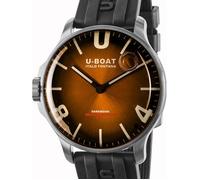 U-Boat 8703/B Darkmoon Brown SS Soleil Montre Homme 44mm 5ATM