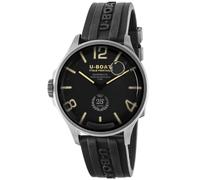 U-BOAT Darkmoon 25° SS Black 2027 - Homme - 46 mm - Analogique - Quartz - Verre saphir