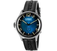 U-BOAT Darkmoon 25° SS Blue Soleil 2029 - Homme - 46 mm - Analogique - Quartz - Verre saphir