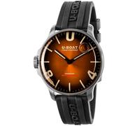 U-BOAT Darkmoon 44mm Elegant Brown 8703 - Homme - 44 mm - Analogique - Quartz - Verre saphir