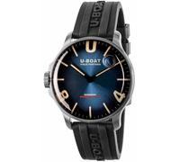 U-BOAT Darkmoon 44mm Imperial Blue 8704 - Homme - 44 mm - Analogique - Quartz - Verre saphir