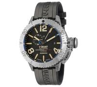 U-Boat Sommé damassé Droit Montre Homme Analogique Automatique avec Bracelet en Caoutchouc 9988