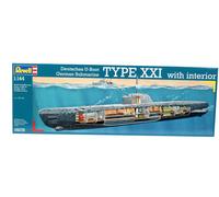U Boat typ XXI with interior Revell 05078 skala 1/144