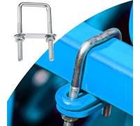 U Bolt Lot de 2 boulons à étrier en acier inoxydable M10 avec écrou M10 x 80 x 110