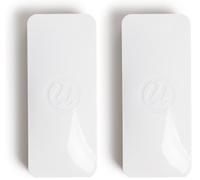 U Brands Effaceur magnétique en feutre pour tableau effaçable à sec, 5 x 12,7 x 2,5 cm, blanc, design moderne léger (Lot de 2)
