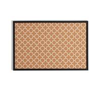 U Brands en liège Tableau d'Affichage, 50,8 x 40,6 cm, cadre en bois Noir, design de mode d'impression (Motifs peuvent varier) 23 x 35 Inches noir