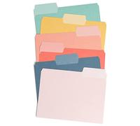 U Brands Lot de 48 dossiers de bureau avec onglets certifiés FSC