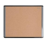 U Brands Mod en liège Tableau d'Affichage, 50,8 x 40,6 cm, cadre noir et gris