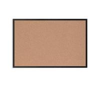 U Brands Tableau d'affichage en liège, 58,4 x 88,9 cm, cadre en aluminium noir (2880U00-01)