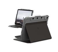 U by UAG [U] Lucent Étui pour Apple iPad 10.9 Coque (10e génération / 2022) [Réveil/Veille, Rabat Frontal magnétique, Apple Pencil Support] Noir (Transparent)