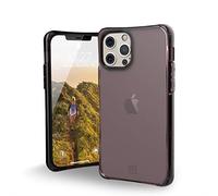U by UAG [U] Mouve Apple iPhone 12 / iPhone 12 Pro (6,1" pouces) Coque (Étui transparent, Compatible le chargement sans fil, Résistant aux chocs, Pare-chocs ultra fin) - aubergine (transparent)