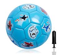 U&C Planet Ballon de Football pour Enfants Taille 2 - Petit Format pour Bébé, Jardinage - Cadeau Garçons Filles 1-6 Ans