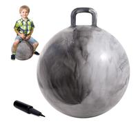 U&C Planet Ballon Sauteur 45 cm Hopperball pour Enfants de 3 à 6 Ans Bouncy Ball en PVC Robuste avec Pompe à Air Bouncy Hopper pour Sauter et Jouer à l'Intérieur ou à l'Extérieur