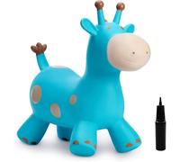 U&C Planet Jouets gonflables pour Enfants, Girafe, Cheval Gonflable, Cheval Sauteur, Jouets gonflables pour garçons et Filles, Gonflable Hopper Bouncy
