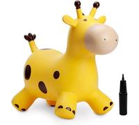 U&C Planet Jouets gonflables pour Enfants Girafe Hopper, Cheval Hopper Saut d'animaux gonflables pour Enfants Girafe à chevaucher pour Jouets sauteurs pour garçons