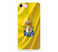 U.D Los Palmas Drapeau Jaune Coque de protection pour Apple iPhone 7-8 - SE 2020 - Produit officiel - Coque de football en silicone gel souple