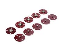U/ D Lot de 5 boutons-pression en métal à coudre pour réparation de manteau (rouge vin, 25 mm)
